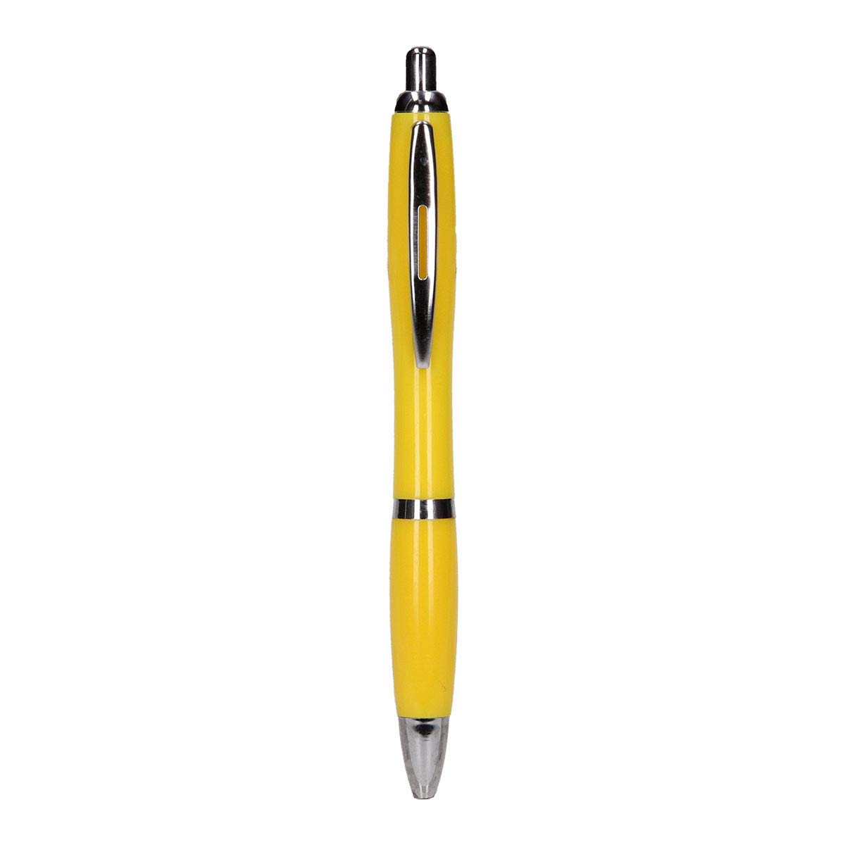 PM City Retractable Ballpoint Pen 0.7 mm Yellow (Pack of 50)