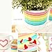 massmall Rainbow tape Washi Tape Masking Decorative Tapes for DIY Scrapbooking Crafts Wrapping Thin 12 Rolls