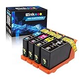 E-Z Ink (TM) Compatible Ink Cartridge Replacement for Lexmark 100XL (1 Black, 1 Cyan, 1 Magenta, 1 Yellow) 14N1068 14N1069 14N1070 14N1071 (4) Pack