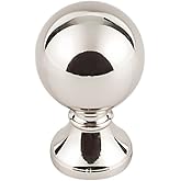 Top Knobs TK801PN Serene Collection 1" Kara Knob, Polished Nickel