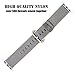 INTENY Woven Nylon Strap Buckle Replacement Wrist Bracelet with Silicone Band for Apple Watch Band Series 1 Series 2 38mm-Pearl