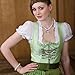 Alpenflüstern Traditional bavarian pearl bracelet Fiona with rhinestones Edelweiss, Ladies costume jewelry, elastic traditional costume bracelet, beaded bracelet, Oktoberfest (cream-white)