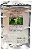 Mulberry Tea - White | Blood Sugar Controller Tea | Great Hot or Cold | White Mulberry Tea (Morus Alba) | Caffeine Free | Great Reviews | Weight Loss Tea | Sunrise Pure Nutrition Guarantee