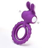 Electric Penis Ring, Yuechao Electric Male Ring with Mini Bullet for Couples Pla