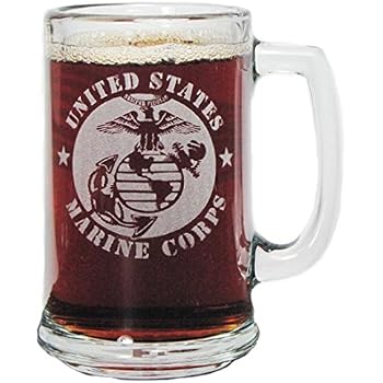 usmc beer mug