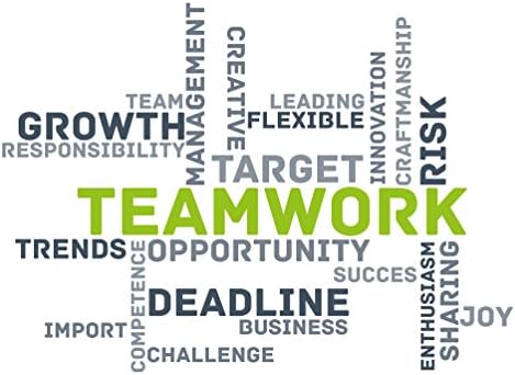 Decosense Adhesive Wall Transfers, Teamwork, 25" x 18" (15102)