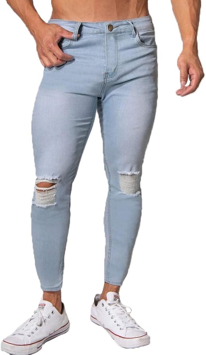 stretchy denim pants