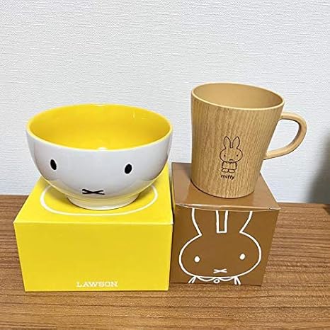 Amazon Co Jp ミッフィースープボウル 木目柄カップ Lawson ホビー 通販