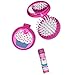 3C4G Cupcake Folding Brush & Mirror Set with Bonus Lip Balm