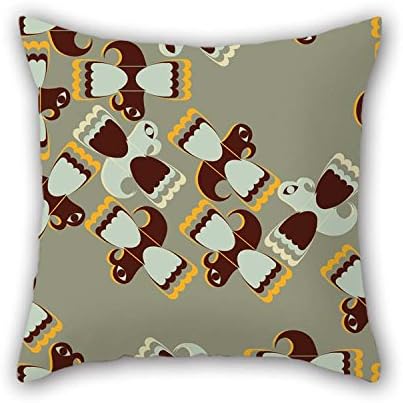 Colorful Geometry Pillow Shams 20 X 20 Inches / 50 By 50 Cm Gift Or Decor For Kids Living Room Teens Girls Indoor Girls Him - Twice Sides