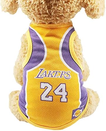 lakers dog shirt