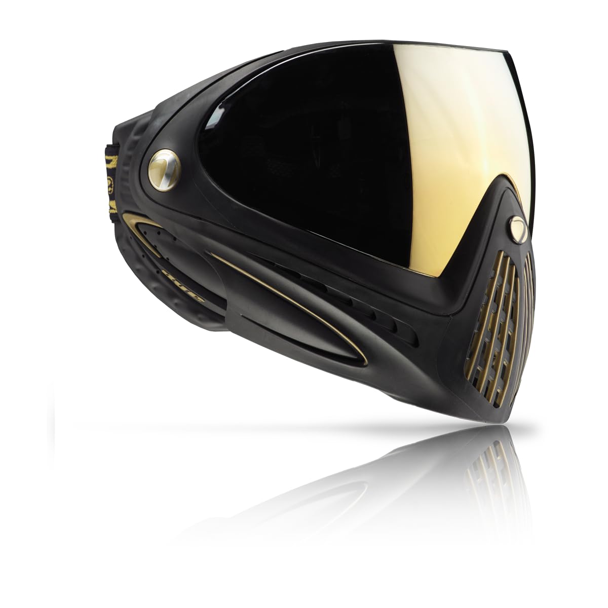 Dye Paintball Goggles - Black/Thermal Gold, One Size