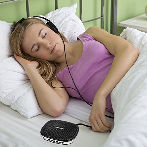 Three sheep White Noise Machine, Baby Sleep Sound Machine with 20 Soothing Sounds, Sleep Timer, Headphone Jack, Rechargeable and USB Socket for Adult and Children at Home, Office and Travel