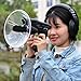 HAUSBELL Listening Device, Bird Observing Listening Recording Device Scientific Nature Explorer Bionic Ear Electronic Digital Device Sound Amplifier Micro SD Card Slot (Gifted with Headphone)