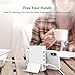 KerrKim 4-Port USB Charger Desktop Charger Charging Station with Phone Holder Double Stand Compatible iPhone X / 8/7 / 6S / 6S Plus, iPad Pro/Air, Samsung Galaxy/Note, LG, Nexus, HTC and More