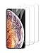 [3 Pack] iPhone Xs/X Glass Screen Protectors iPhone Xs/X Tempered Glass Screen Protector [3D Touch] [9H Hardness] [No Bubble] Compatible with iPhone Xs/X[5.8 Inch]