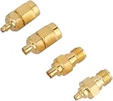 Bewinner 4pcs MCX to SMA Adapter Connector Kit 50 Ohm Nickel-Plated Brass MCX view 5