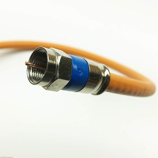 1ft DIRECT BURIAL UNDERGROUND RG6 COAXIAL CABLE 18AWG GEL COATED BRAID AT&T DIRECTV