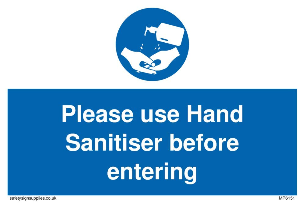 Viking Signs Please use Hand Sanitiser before entering