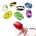 Joyin Toy 180 Pieces Party Balloons Assorted Color Latex Balloons 3 Style with Hand Held Air Inflator and 8 colors of Crimped Curling Ribbons
