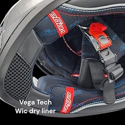 Vega Air GPX Full Face Helmet, Gloss Black, 2X-Large