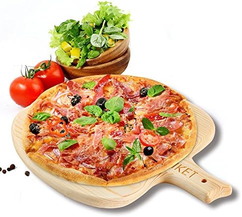 IKET 7inch / 8inch / 9inch Wood Pizza Peel /Pizza tray /Pizza Pan