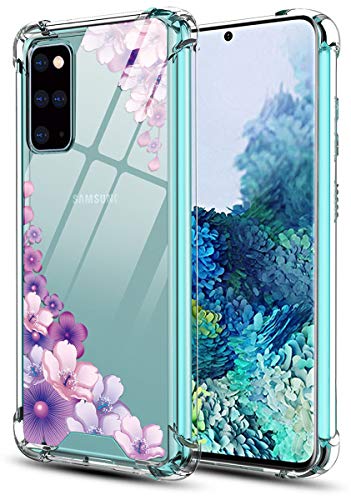 ONOLA Galaxy S20 Plus Case,S20+ Case,Beatiful Flower Design Want