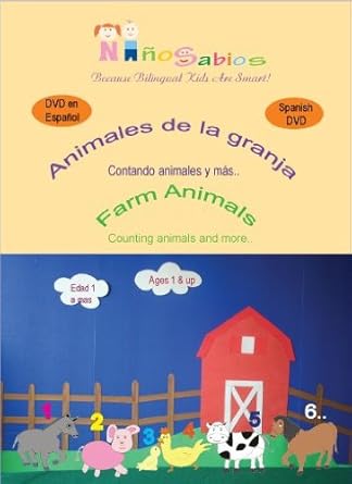 Amazon Com Spanish For Kids Farm Animals Animales De La Granja Aprende Espanol Mirando Cianna Aniela Isabella Ashley Andres Sofia Ninos Sabios Movies Tv