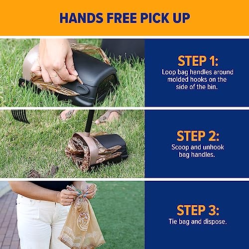 Arm & Hammer Heavy Duty Pet Waste Bags for Swivel Bin & Rake Dog Pooper