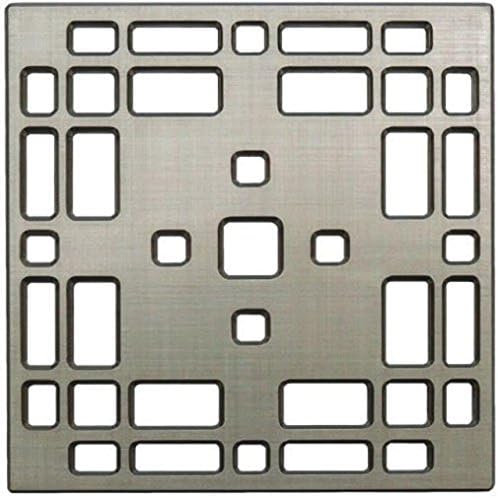 E4801-BN Praire Decoratve Drain Grate, Brushed Nickel