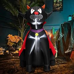 Tangkula 4.7 FT Halloween Inflatable Vampire Black