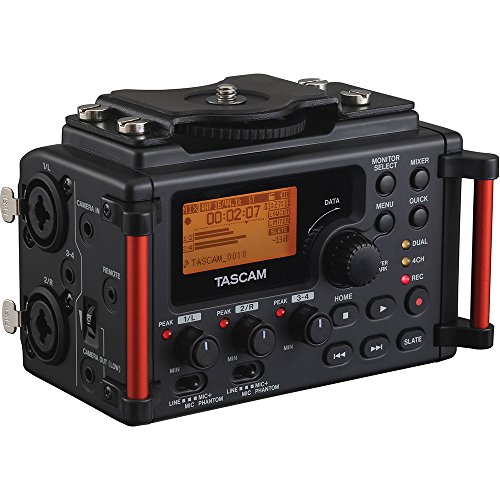 Tascam Portable Recorder for DSLR (DR-60DMKII) with 64GB MicroSDXC Memory Card, Closed-Back Professional Headphones Black, Xit AA Charger with 4 2950mah AA Batteries & 1 Piece Micro Fiber Cloth - Thumbnail 2
