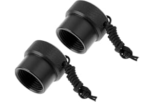 B BAOSITY Baosity 2Pcs Durable Scuba Diving Regulator Tank Valve Threaded Dust Plug Cap Replacement Accessories