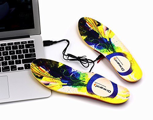 Dr.warm Heated Insoles Rechargeable Battery Heated Insoles with Arch Support Wireless Remote Control Foot Warmer for Hunting Fishing Hiking [XL] - Thumbnail 3