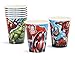 Marvel Avengers 9-Ounce Paper Party Cups, Pack of 8, Party Supplies