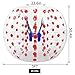 ANCHEER Inflatable Bumper Bubble Soccer Ball Dia 4ft/5 ft(1.2m/1.5m) Giant Human Hamster Ball for Adults and Teens