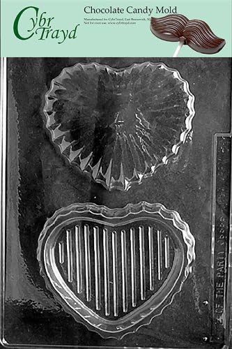 Cybrtrayd V066 Pour Box V022 Valentine Chocolate Candy Mold, Medium