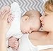 Jomolly Crib Sheets, 2 Pack Unisex Clouds and Chevron Fitted Soft Jersey Cotton Bedding