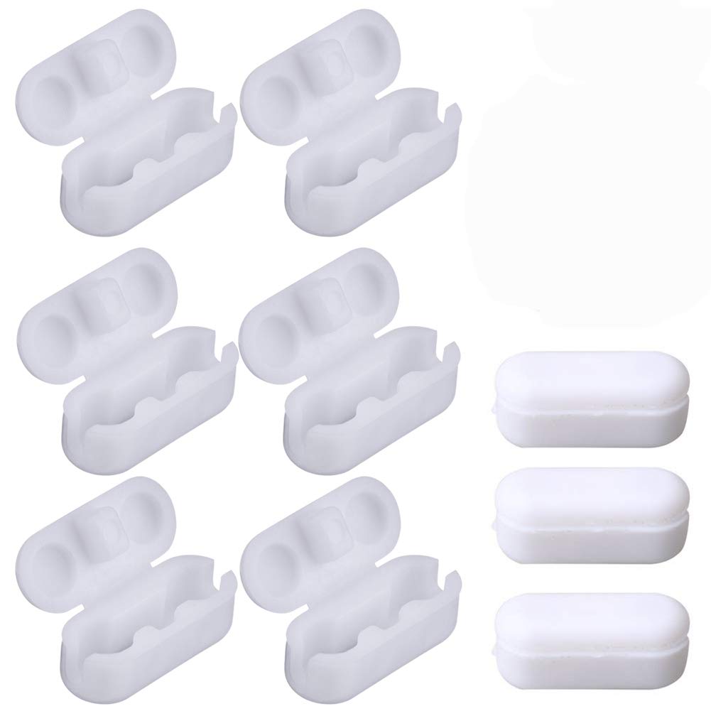 Ball Chain Connectors Clips, BETOY 50pcs Plastic Cord Connector Blind Cord Connector Replacement Roller Roman Vertical Blinds Beaded Cord White Plastic Clips