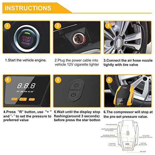 3 Inflator+TEROMAS+Compressor+Portable+Inflatables