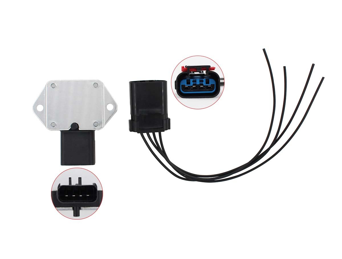 Radiator Cooling Fan Relay Harness Connector Plug Screw Kit For Dodge