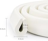Vicloon Edge Protectors 2M x 2 Roll Foam Safety Strip Milky White view 3