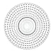 Nachtmann Bossa Nova Collection Crystal Chip & Dip/Cake Plate, Use as a Cake Stand, or Serving Platter with Attached Bowl, Glass, Round, 13-Inch, Dishwasher Safe