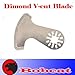 MTP TM Diamond V Grout Tile Cut Oscillating Multi Tool Saw Blades for Fein Multimaster Bosch Multi-x Craftsman Nextec Dremel Multi-max Ridgid Dremel Chicago