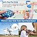 Hand Operated Drones for Kids, Mini Drone UFO Kids Drone with LED Lights, Levitation Drones Flying Ball Drone Toy 360°Rotating Helicopter with Infrared Sensor for Boys Girls Adult Indoor Outdoor Blue