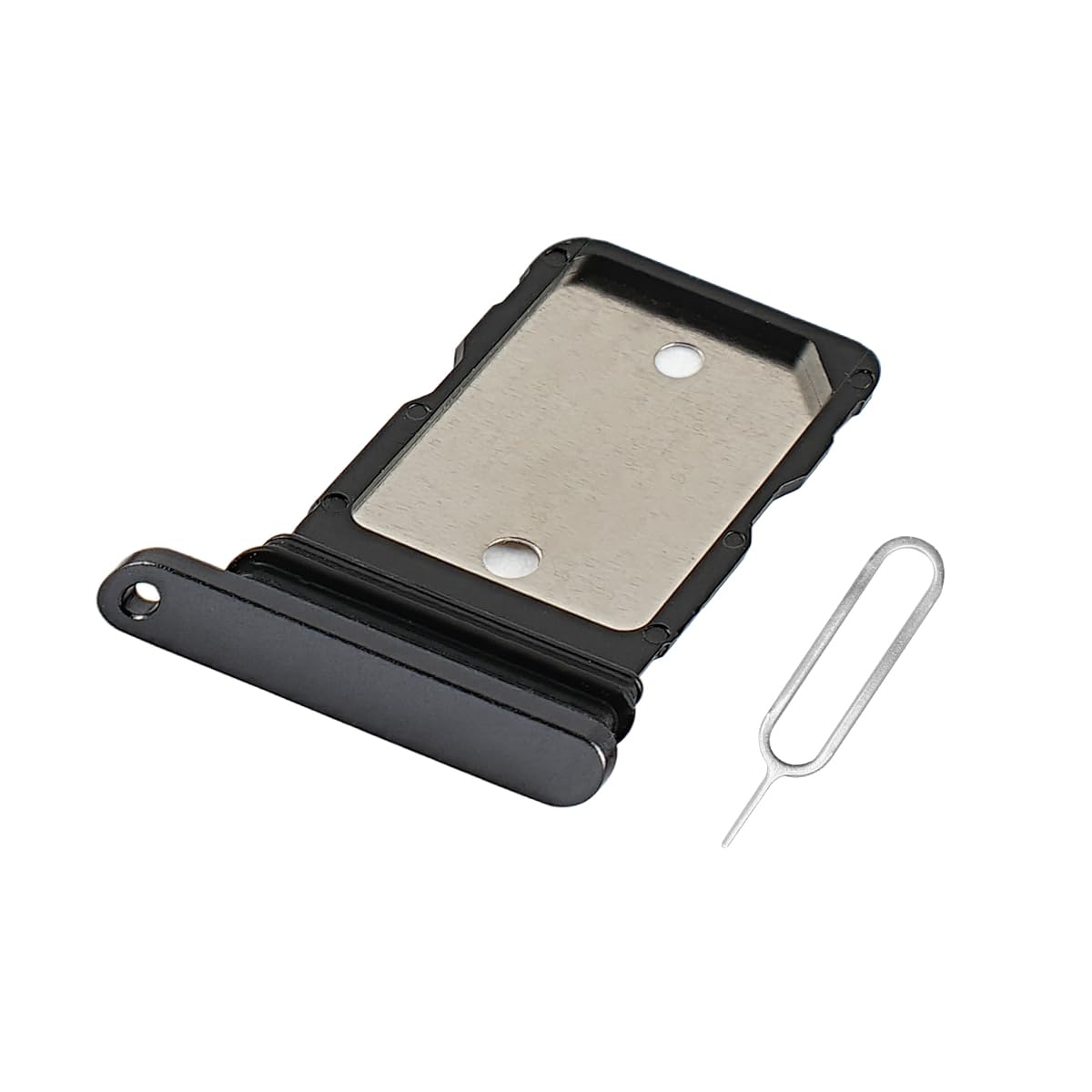 Eonpam Original DUAL SIM Card Slot Tray Holder Replacement for Google Pixel 7a Incl Sim Pin (Black)