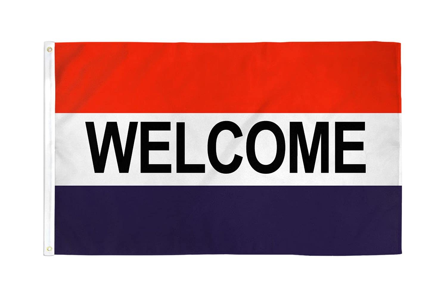 AZ FLAG - Welcome Flag - 3x5 Ft - 100D Polyester Welcome Banner with Two Metal Grommets - Fade Resistant - Vivid Colors - 3' x 5' Feet - 150x90 Cm