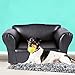 Keet Mini Sofa Black Leatherette Pet Bedthumb 2