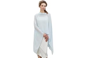 BEAUZSUZSANA Chiffon Cape Shawls for Evening Dress Soft Elegant Sheer Wraps Perfect for Weddings Parties