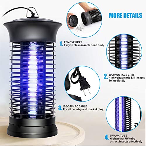 SHCAPENM Bug Zapper Mosquito Killer Flying Insect Killer Indoor Fly